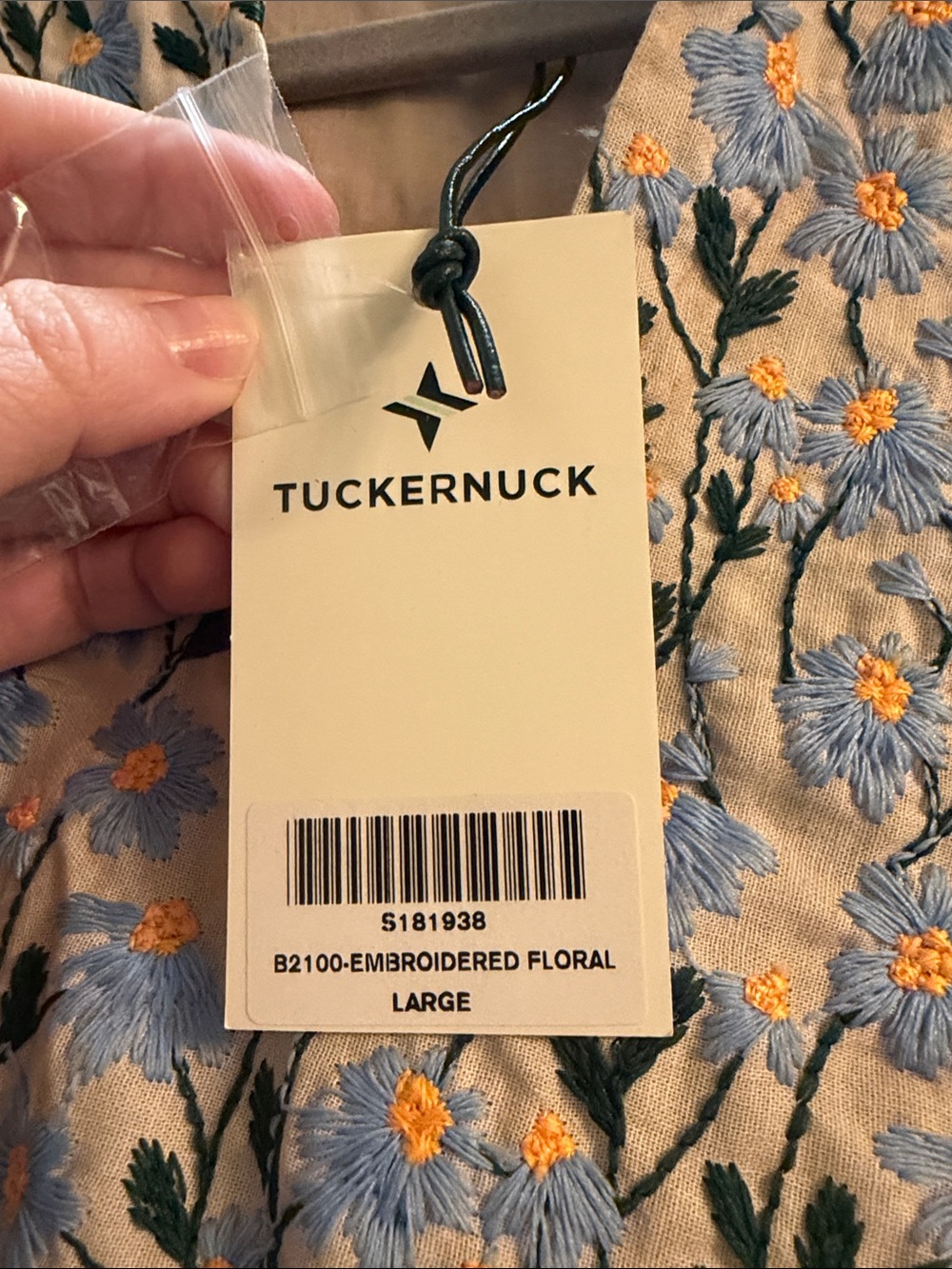 Tuckernuck Blue Floral Midi Dress - Picture 2 of 3